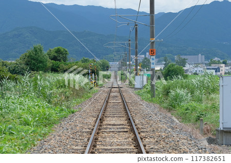 Nara Sakurai Line tracks near Ogami Shrine 117382651