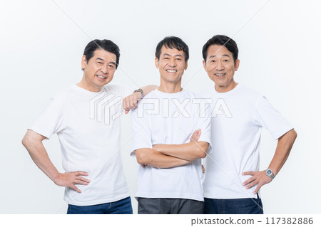 Middle senior man Middle senior man 117382886