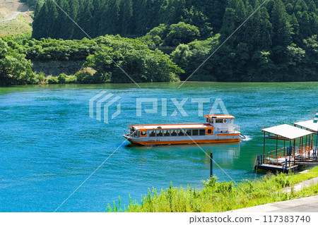 新潟縣出發的阿賀野川線遊船 新潟縣出發的阿賀野川線遊船 117383740