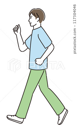 A man walking 117384046