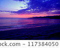 Sunset view of Wakayama beach 117384050
