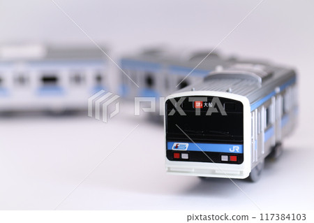 Toy trains and model trains Plarail White back 117384103