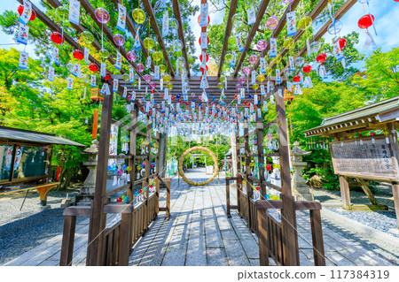 夏季琴崎八幡神社風鈴祭 山口縣宇部市 117384319