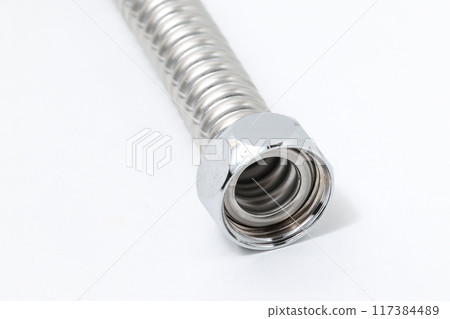 Plumbing, water supply, water supply pipe, toilet, plumbing, stainless steel, replacement, pipe replacement, DIY, nuts, parts, replacement 117384489