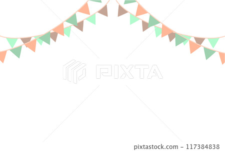 Light garland frame. Ornament. Light garland frame. Ornament. 117384838