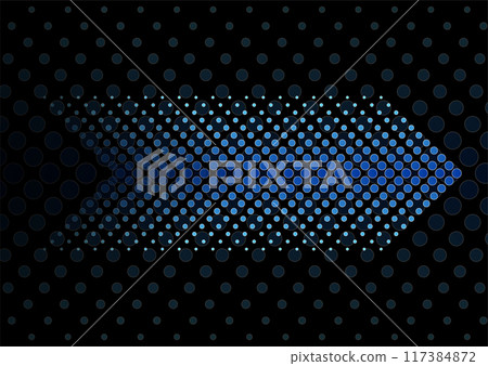 Abstract blue dotted arrow geometric tech background Abstract blue dotted arrow geometric tech background 117384872