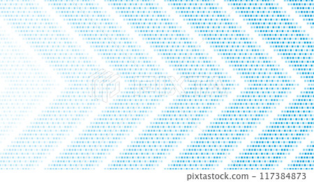 Abstract blue dotted arrows geometric tech background Abstract blue dotted arrows geometric tech background 117384873