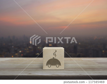 Business food delivery online concept Business food delivery online concept 117385469