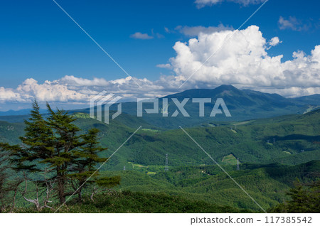 三峰茶屋眺望 三峰茶屋眺望 大型展望台 信州山景 三峰茶屋眺望 三峰茶屋眺望 大型展望台 信州山景 117385542