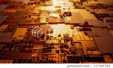 Metallic Abstract Space 117385768