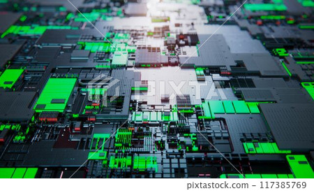 Metallic Abstract Space 117385769