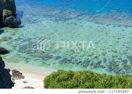 與那國島六條海灘的壯麗景色 117385847