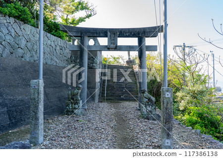 卡多拉島八坂神社風景(唐津市) 卡多拉島八坂神社風景(唐津市) 117386138