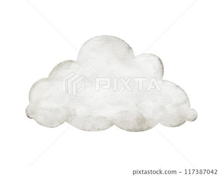Pastel beige cartoon clouds isolated on background. Hand drawn watercolor illustration for girl or boy childish educational, nursery art. weather icons. Symbols for forecasts of meteorology Pastel beige cartoon clouds isolated on background. Hand drawn watercolor illustration for girl or boy childish educational, nursery art. weather icons. Symbols for forecasts of meteorology 117387042