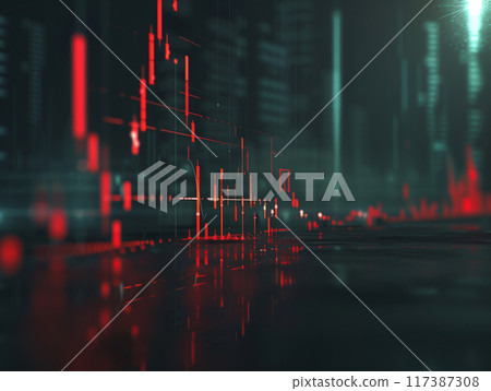 Stock chart image Stock chart image 117387308