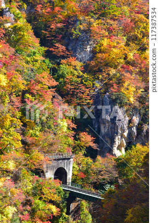 Autumn Naruko Gorge 117387534