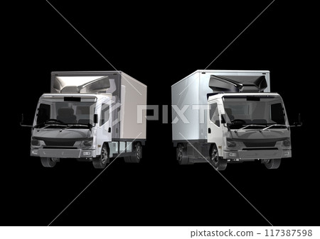 EV truck EV car carbon neutral transportation logistics (3DCG image) EV truck EV car carbon neutral transportation logistics (3DCG image) 117387598