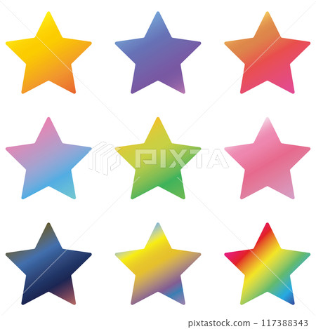Colorful stars Colorful stars 117388343