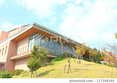 A view of Obu Cultural Exchange Forest in Obu City, Aichi Prefecture A view of Obu Cultural Exchange Forest in Obu City, Aichi Prefecture 117388348
