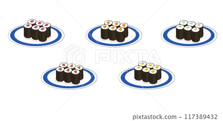 壽司海苔卷套裝 壽司海苔卷套裝 117389432