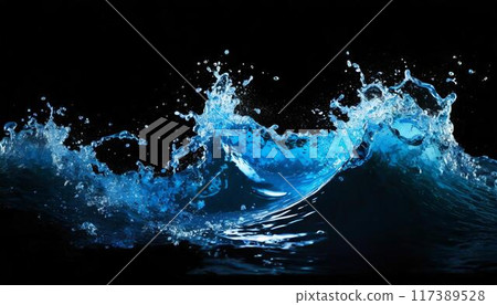 Bouncy water 117389528