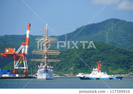 海王丸敦賀港出發現場訓練艦 海王丸敦賀港出發現場訓練艦 117389910