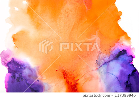 Alcohol ink fantasy background Alcohol ink fantasy background 117389940