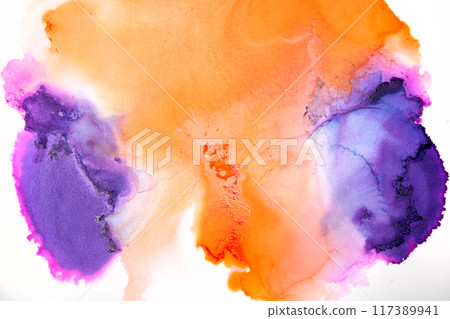 Alcohol ink fantasy background Alcohol ink fantasy background 117389941