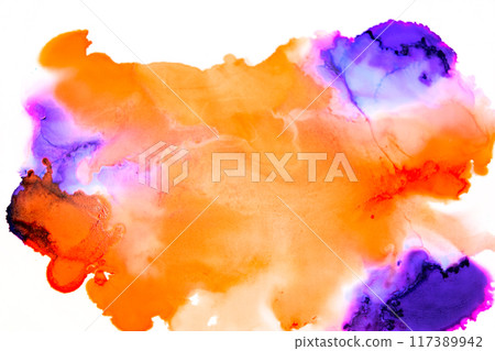 酒精墨水夢幻般的背景 117389942