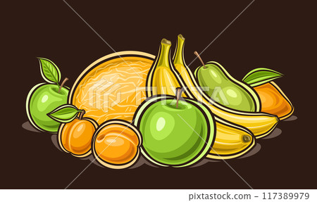 Vector Fruit Logo 117389979