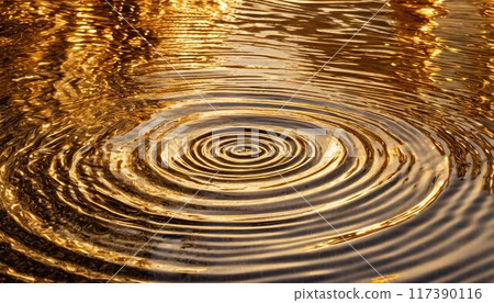 Golden ripples 117390116