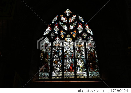 [UK, Scotland] St. Giles Cathedral, Stained Glass, Edinburgh 117390404