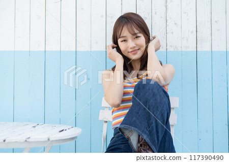 Beautiful Japanese women Beautiful Japanese women 117390490