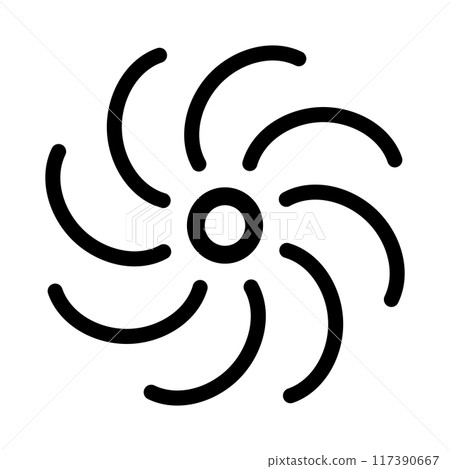 Typhoon simple icon Typhoon simple icon 117390667