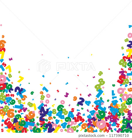 School notebook cover. Colorful childish floating letters of Latin alphabet. Foreign languages study concept. Back to school banner . School notebook cover. Colorful childish floating letters of Latin alphabet. Foreign languages study concept. Back to school banner . 117390710