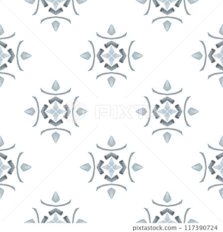 Hand painted tiled watercolor border. Black and white Actual boho chic summer design. Textile ready amazing print, swimwear fabric, wallpaper, wrapping. Tiled watercolor background. Hand painted tiled watercolor border. Black and white Actual boho chic summer design. Textile ready amazing print, swimwear fabric, wallpaper, wrapping. Tiled watercolor background. 117390724