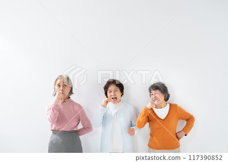 牙科護理牙刷高級女性 117390852