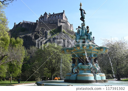 [英國/蘇格蘭] 羅斯噴泉與愛丁堡城堡 117391302