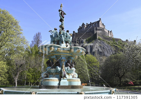 [英國/蘇格蘭] 羅斯噴泉與愛丁堡城堡 117391305