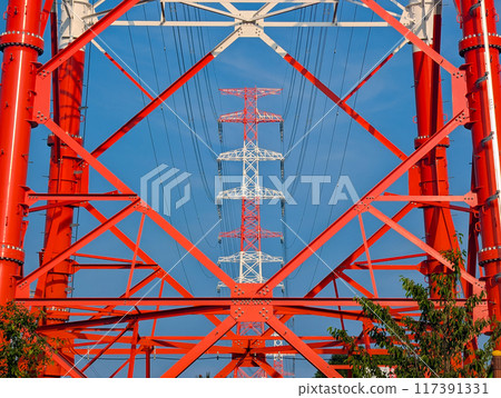 Transmission line tower Transmission line tower 117391331