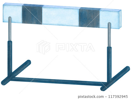 Simple hurdle illustration Simple hurdle illustration 117392945