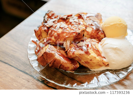 Caramel French Toast Caramel French Toast 117393236
