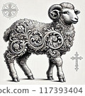 Antique Sheep 117393404