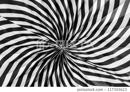 Abstract black and white spiral pattern creating hypnotic visual effect, creative background Abstract black and white spiral pattern creating hypnotic visual effect, creative background 117393623