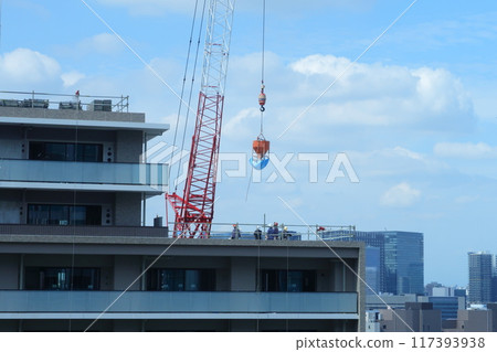 高層公寓建築工地 高層公寓建築工地 117393938