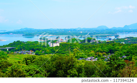 從熊本縣天草五峽仙岩山展望台欣賞的壯麗景色 從熊本縣天草五峽仙岩山展望台欣賞的壯麗景色 117394124