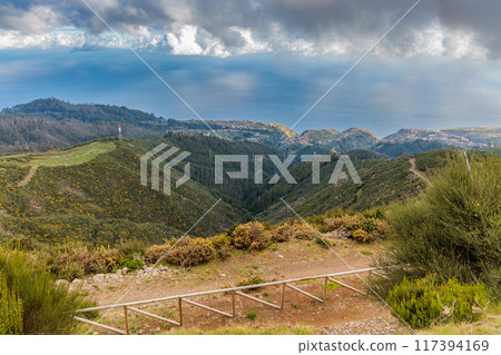 Landscape around Rabacal and Levada do Risco on the island of Madeira Landscape around Rabacal and Levada do Risco on the island of Madeira 117394169