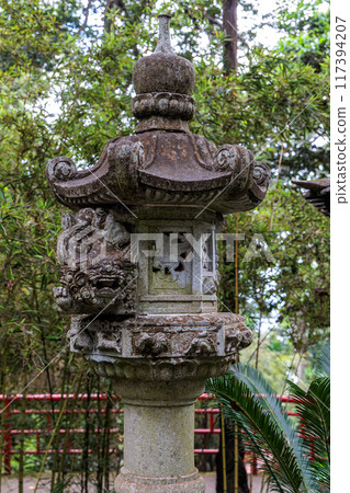 Walk around the Monte Palace Tropical Garden on the island of Madeira 117394207