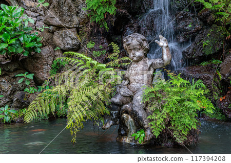 Walk around the Monte Palace Tropical Garden on the island of Madeira 117394208