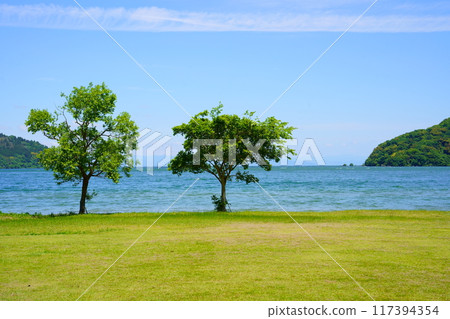 宮濱游泳池/琵琶湖(滋賀縣近江八幡市) 宮濱游泳池/琵琶湖(滋賀縣近江八幡市) 117394354